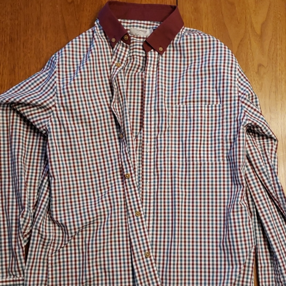 Gingham/check dress shirt